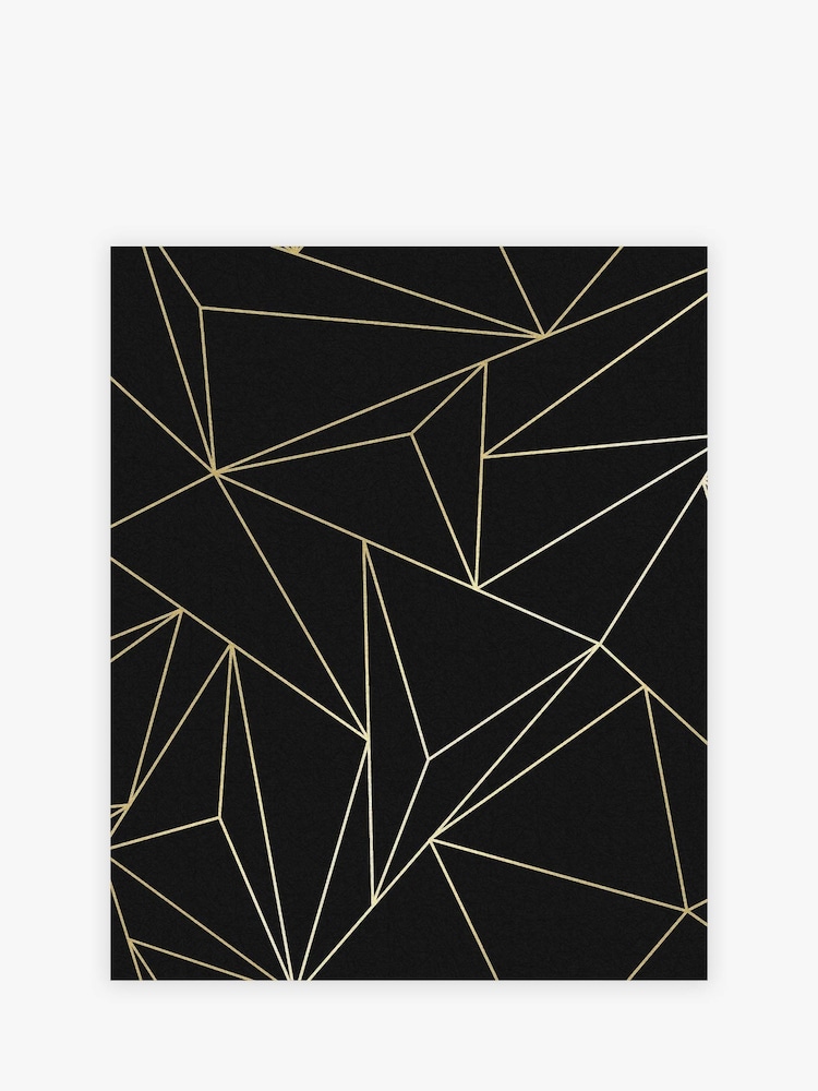 Black Abstract Geo 10M Wallpaper - Image 2 of 4 Black Abstract Geo 10M Wallpaper - Image 2 of 4