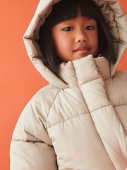 Green Shower Reistant Crop Padded Coat (5-14yrs) - Image 6 of 10