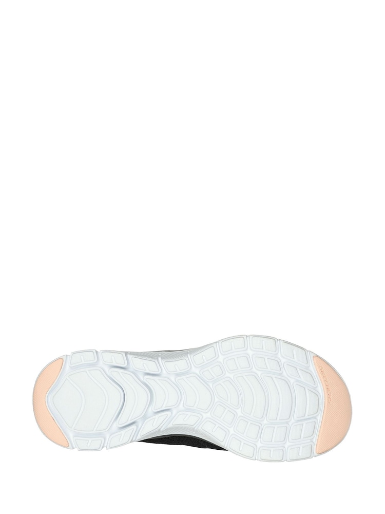 Skechers Black Flex Appeal 4.0 Wild Ballad Trainers - Image 3 of 3