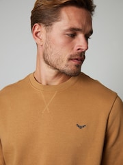Threadbare Brown Crew Neck Sweatshirt - Image 4 of 4