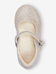 Silver Ombre Glitter Standard Fit (F) Mary Jane Occasion Shoes - Image 3 of 4