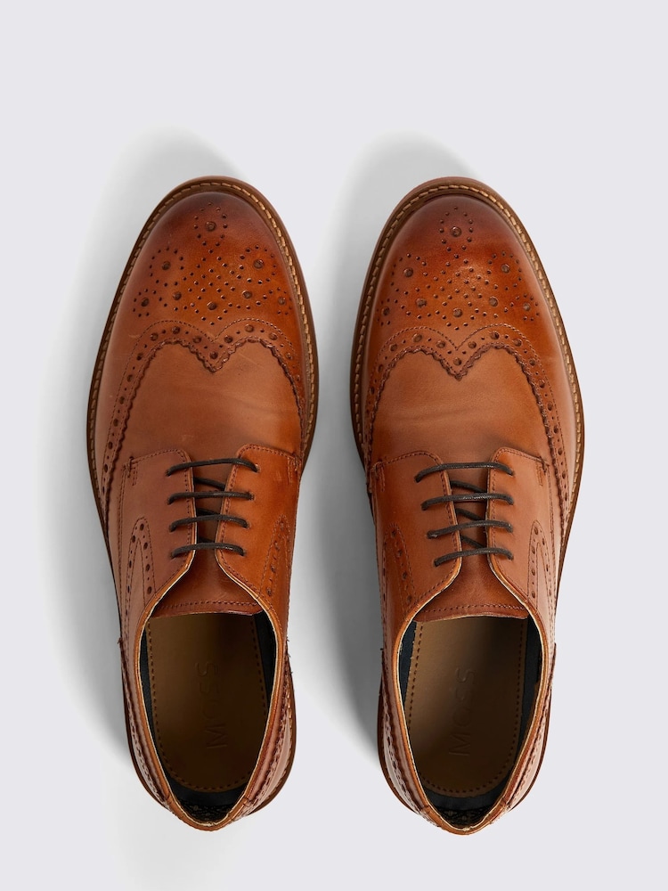 MOSS Bray Brogue Shoes - Image 2 of 4