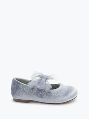 Grey Bow Mary Jane Occasion Shoes - Image 1 of 5