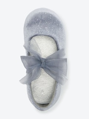 Grey Bow Mary Jane Occasion Shoes - Image 3 of 5