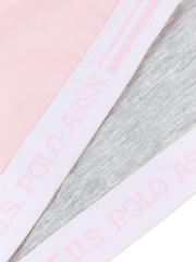 U.S. Polo Assn. Pink Crop Tops 2 Pack - Image 3 of 3