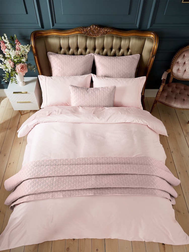 شرشف سرير مسطح 250 خيط في البوصة المربعة قطن 100% ناعم حريري صباغة سادة من Ted Baker - صورة 3 من 3