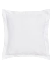 Ted Baker White Silky Smooth Plain Dye 250 Thread Count 100% Cotton Pillowcase - Image 3 of 3