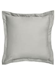 Ted Baker Silver Silky Smooth Plain Dye 250 Thread Count 100% Cotton Pillowcase - Image 2 of 2