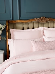 Ted Baker Pink Silky Smooth Plain Dye 250 Thread Count 100% Cotton Pillowcase - Image 1 of 2