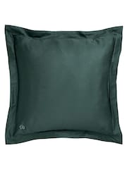 Ted Baker Forest Green Silky Smooth Plain Dye 250 Thread Count 100% Cotton Pillowcase - Image 2 of 2