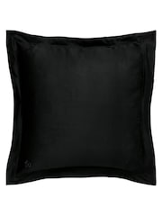Ted Baker Black Silky Smooth Plain Dye 250 Thread Count 100% Cotton Pillowcase - Image 2 of 2