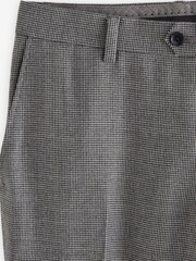 Grau - Signature Empire Mills Anzug aus 100 % Wolle in Slim Fit mit Hahnentrittmuster: Hose - Bild 8 von 9