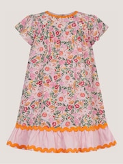 Monsoon Pink Baby Summer Print Dress - Image 1 of 2