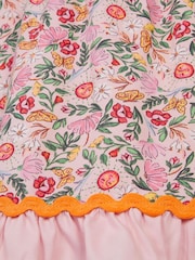 Monsoon Pink Baby Summer Print Dress - Image 2 of 2