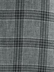 Light Grey Check Suit Waistcoat - Image 8 of 8