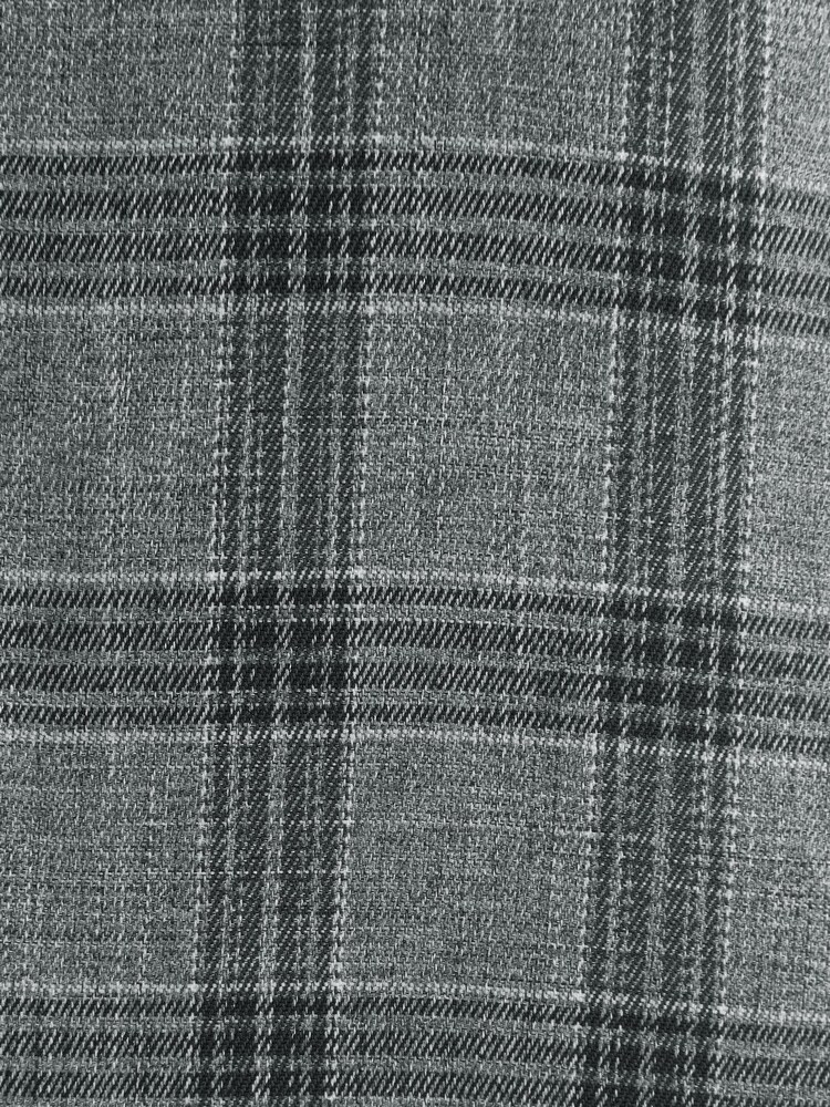 Light Grey Check Suit Waistcoat - Image 8 of 8
