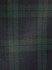 Blue Slim Fit Check Suit: Jacket - Image 10 of 11