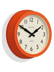 Jones Clocks Orange Orange Retro Telecom Wall Clock - Image 2 of 6