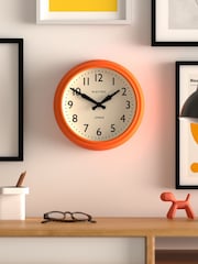 Jones Clocks Orange Orange Retro Telecom Wall Clock - Image 6 of 6