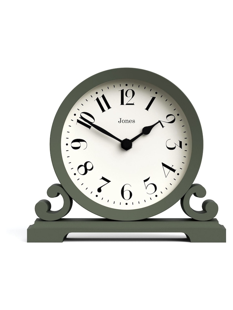 Jones Clocks Green Classic Green Mantel Clock with Arabic Dial - Image 1 of 2