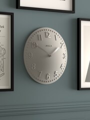 Jones Clocks Grey Grey Chilli Convex Wall Clock - Image 2 of 4
