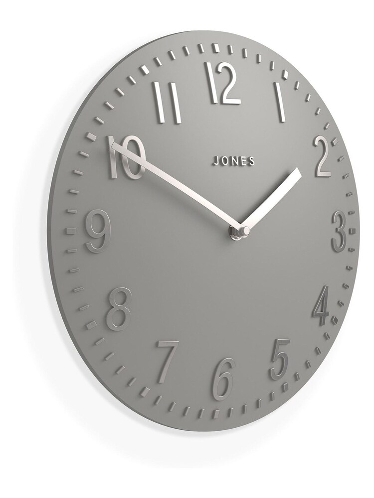 Jones Clocks Grey Grey Chilli Convex Wall Clock - Image 4 of 4