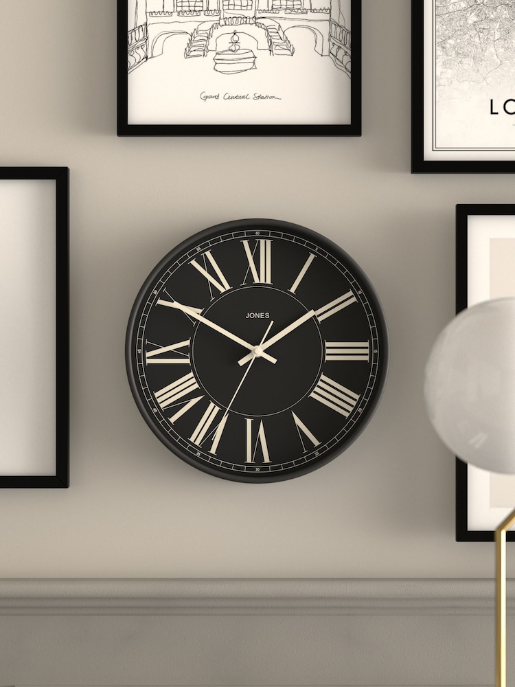 Jones Clocks Grey Grey Penny Clock - Image 1 of 4