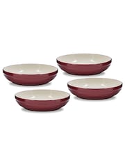 Tower Set of 4 Red Foundry Pasta Bowls - Image 8 of 8