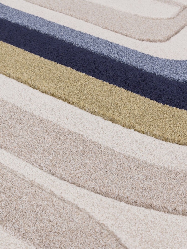 Asiatic Rugs Blue Sketch Contour Rug - Image 4 of 4