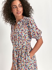 Khost Blue Clothing Ditsy Star Print Midi Dress - Image 2 of 3