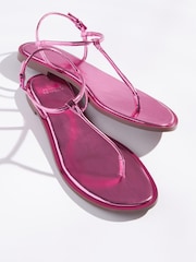 Rose - Sandales à bout miroir Forever Comfort® - Image 1 of 5