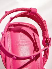 Pink Forever Comfort® Stud Sandals with Ankle Strap - Image 5 of 8