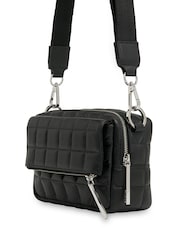 Whistles Black Quilted Bibi Cross-Body Bag - Image 3 of 4
