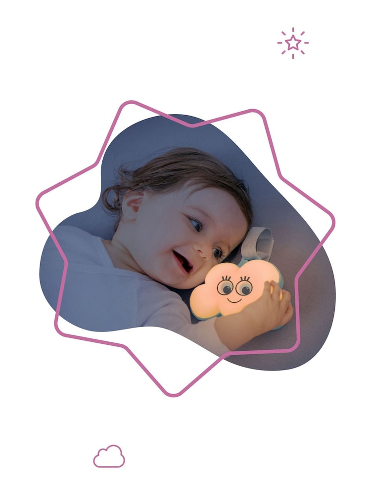 Badabulle Cloud Multicoloured Musical Nightlight - Image 2 of 5