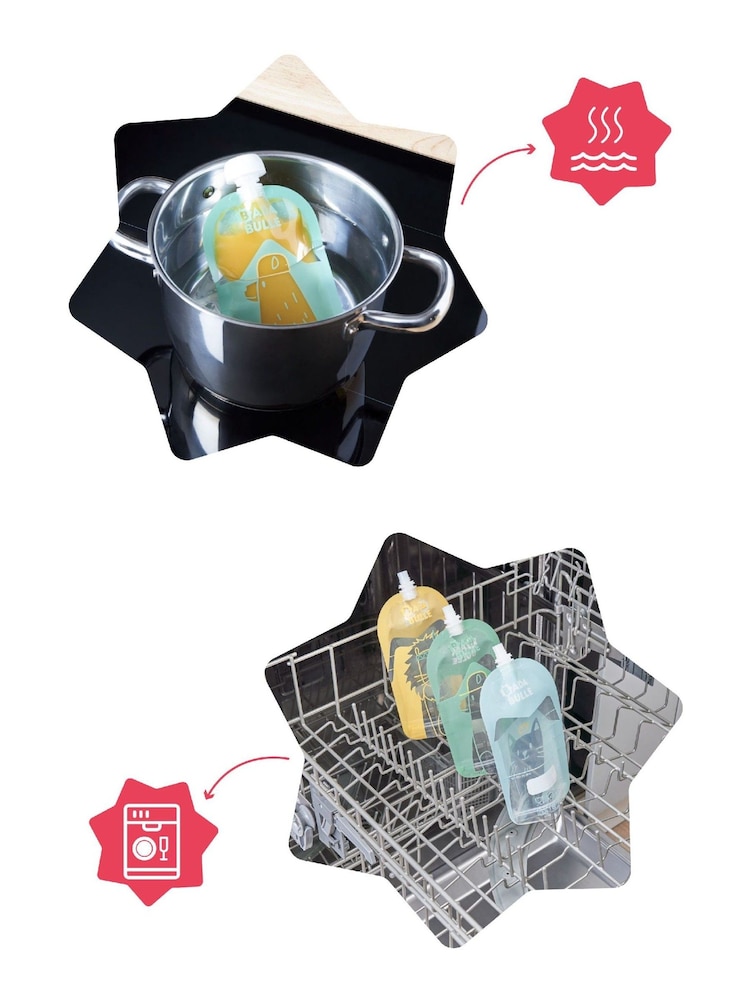 Babymoov Reusable Food Pouches - Image 5 of 5