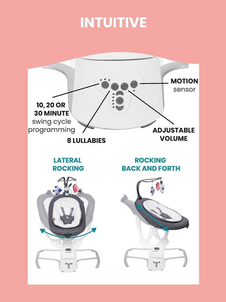 Babymoov Swoon Motion Electric Baby Swing - Image 5 of 5