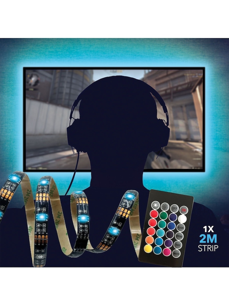 MenKind LED Strip Lights 2m - Image 1 of 2