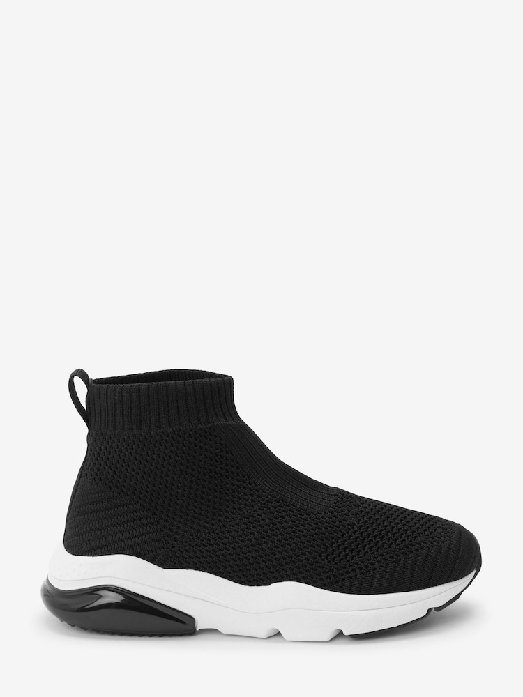 Black Sock Runner Trainers - Image 1 of 5