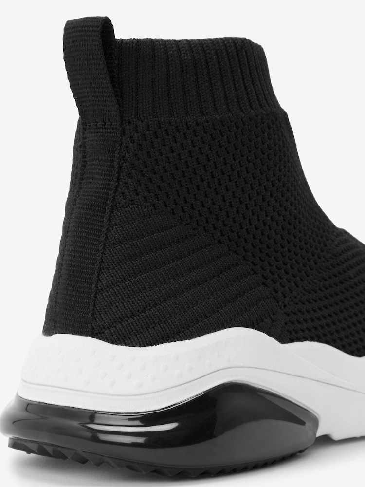 Black Sock Runner Trainers - Image 4 of 5