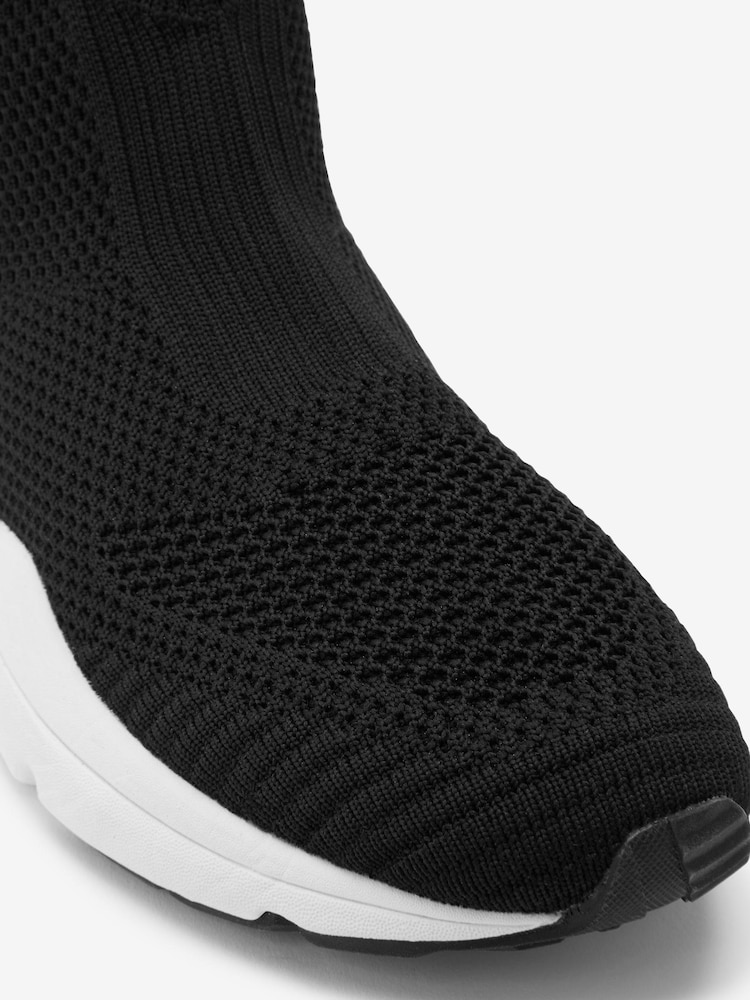 Black Sock Runner Trainers - Image 5 of 5