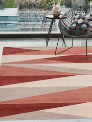 Asiatic Rugs Red Sketch Segment Rug - Image 1 of 4