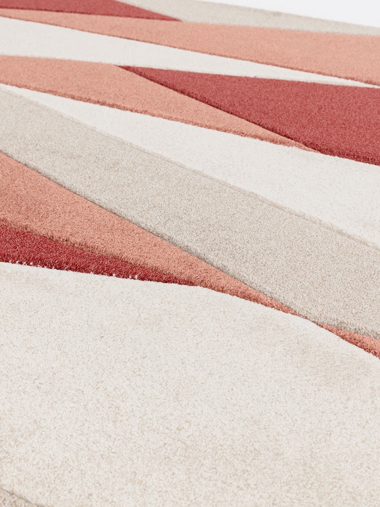 Asiatic Rugs Red Sketch Segment Rug - Image 4 of 4