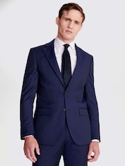 MOSS Ink Blue Tailored Suit Jacket - Image 3 of 8