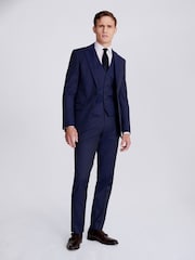 MOSS Ink Blue Tailored Suit Jacket - Image 5 of 8