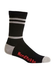 Hard Yakka Black Multicolour Crew Work Socks 5 Pack - Image 2 of 4