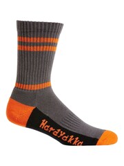 Hard Yakka Black Multicolour Crew Work Socks 5 Pack - Image 3 of 4