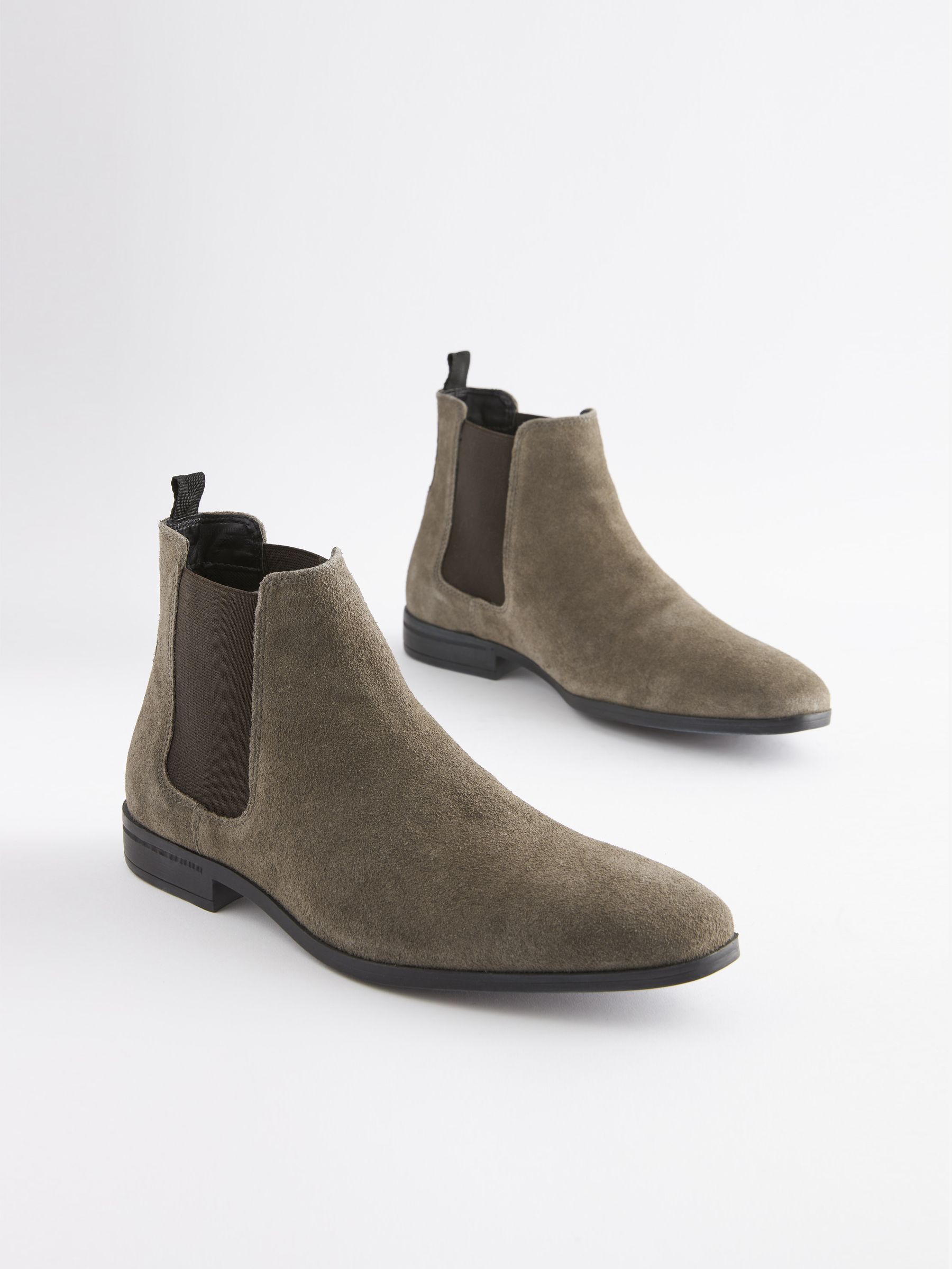 Buy Grey Suede Chelsea Boots from Next Austria