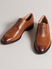 Коричневый - Ted Baker Формальный кожаный Amaiss полуботинки для обуви - Image 2 of 4