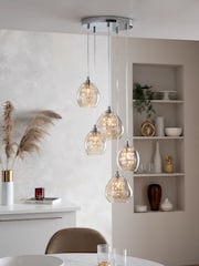 Mink Brown Bella 5 Light Cluster Ceiling Light - Image 1 of 11