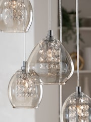 Mink Brown Bella 5 Light Cluster Ceiling Light - Image 10 of 11